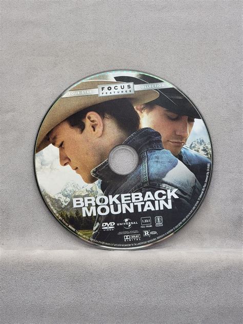 Brokeback Mountain Dvd 2006 Full Framedisc Onlyships Free