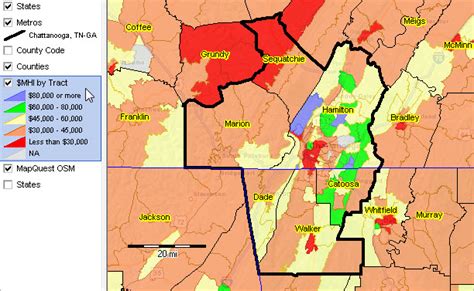 Chattanooga Zip Code Map America Map Hot Sex Picture