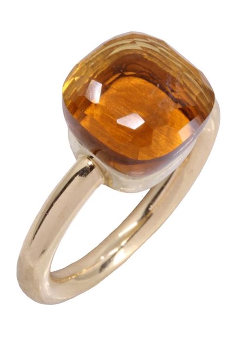 Pomellato Bague Nudo Classic En Or Jaune K Citrine Maison Eloe