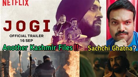 Jogi Trailer Reaction Review Diljit Dosanjh Hiten Tejwani Amyra