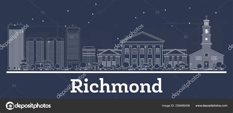 Richmond Va Skyline Silhouette Download a free preview or high quality ...