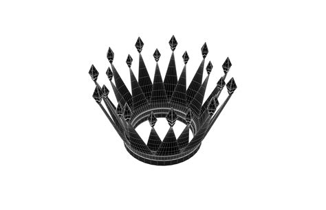 3d Model Crown V6 001 Vr Ar Low Poly Cgtrader