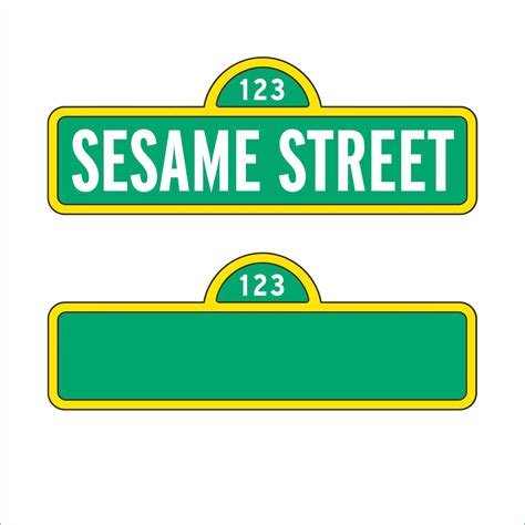 Sesame Street Logos Within Sesame Street Banner Template - Professional Template