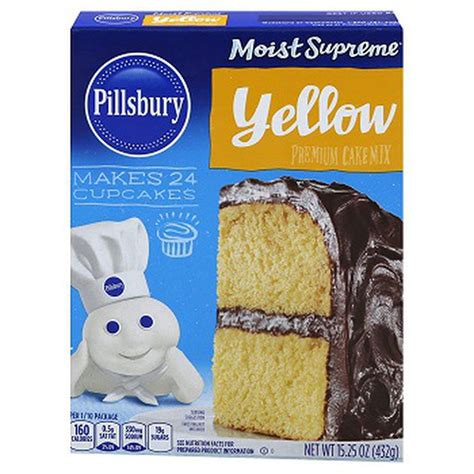 Pillsbury Moist Supreme Yellow Premium Cake Mix 15 25 Ounce