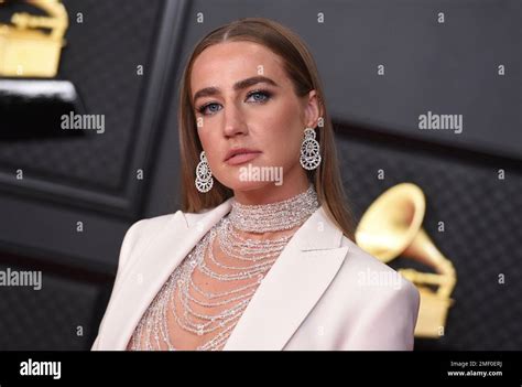 Ingrid Andress arrives at the 63rd annual Grammy Awards at the Los ...