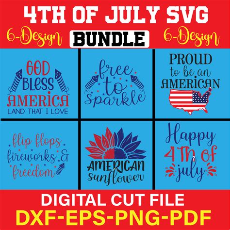 4th Of July Svg Bundle Vol 1 Masterbundles