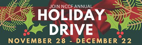 Holiday Drive Nccf Cares