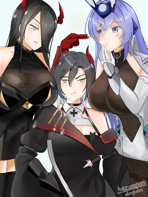 New Jersey Friedrich Der Grosse And Ulrich Von Hutten Azur Lane