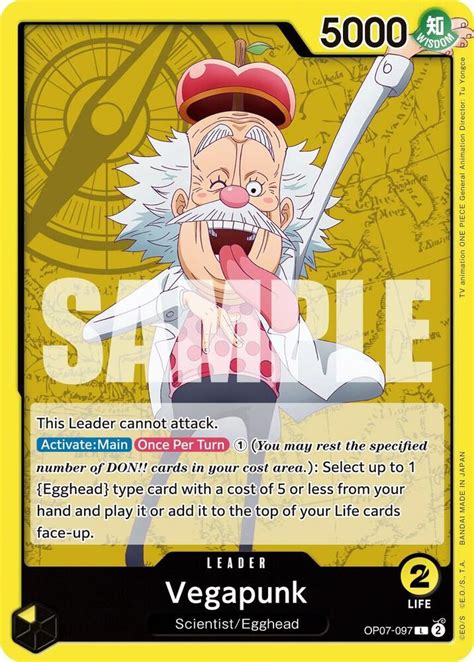 Vegapunk Years In The Future One Piece Card Game