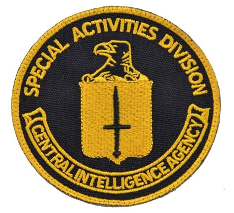 Cia Special Activities Divison Special Operations Forces Police