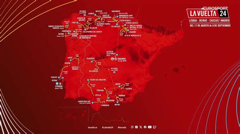 Vuelta a España 2024 Recorrido oficial y las 21 etapas Fechas y