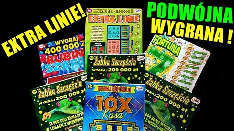 Zdrapki Lotto Extra Linie Premiera Podw Jna Wygrana Najnowsze