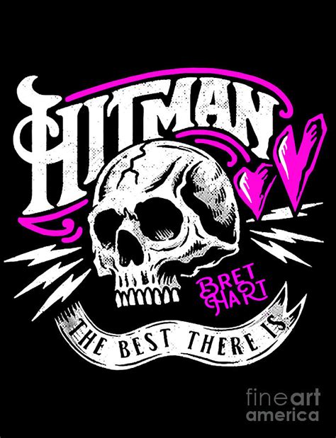 Vintage Hitman The Best There Is Bret Hart Active T Shirt Tapestry