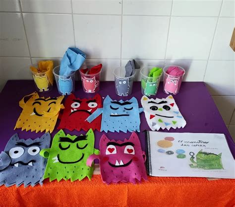 Atividade O Monstro Das Cores Educação Infantil - Projeto Emoções Educação Infantil - História: O Monstro das Cores - Com ...