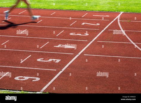 Competition Finishing Line Action Running Track Sports Race Speed