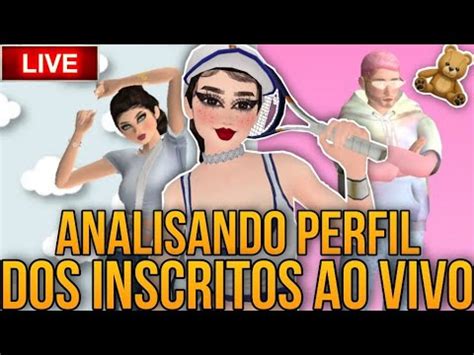 LIVE ON ANALISANDO PERFIL DOS INSCRITOS Avakin Life YouTube