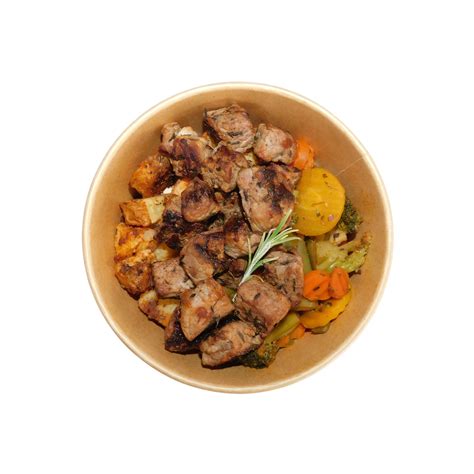 lean beef steak  potatoes  vegies healthybox