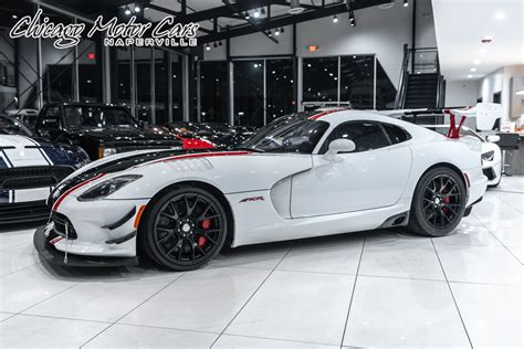 Used 2016 Dodge Viper ACR Extreme Aero Pkg Coupe Black Red Painted