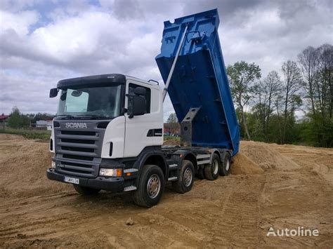 Savivartis Sunkvežimio Scania 8x4 Pardavimas Lenkija Świebodzin Kr39156