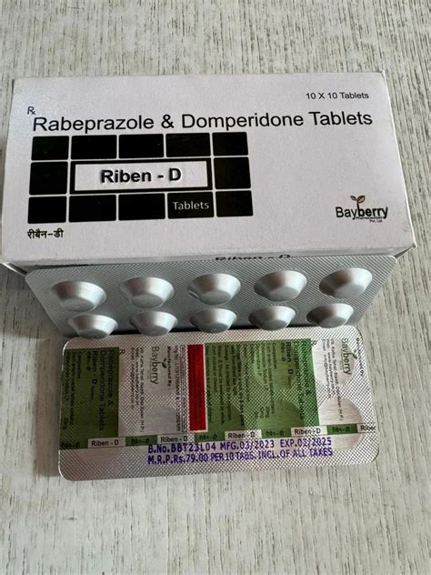 riben  rabeprazole domperidone tablets  clinical  box  pune
