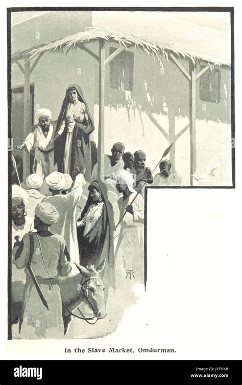 SLATIN 1896 P619 OMDURMAN IN THE SLAVE MARKET Stock Photo Alamy