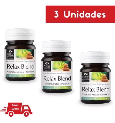 Capsulas De Relax Blend Relajante X Natier X Unidades