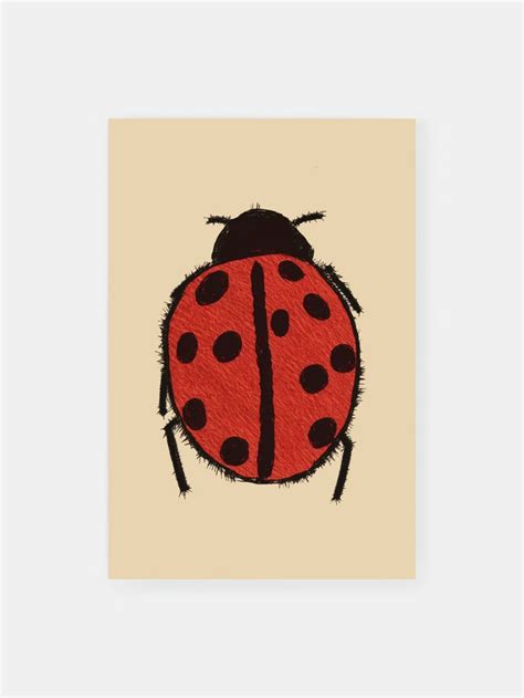 Ladybug Poster - Klumo Shop