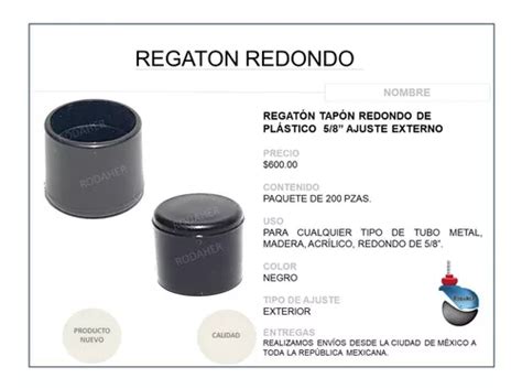 Regat N Tap N Redondo Pl Stico Ajuste Externo Paq