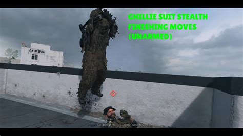 Dmz Stealth Finishing Moves Using Reyer Ghillie Suit Operator Skin On Ashika Island Building