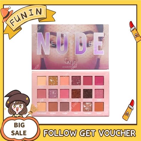 US Style Nude Eyeshadow Palette 18 COLORS Lazada PH