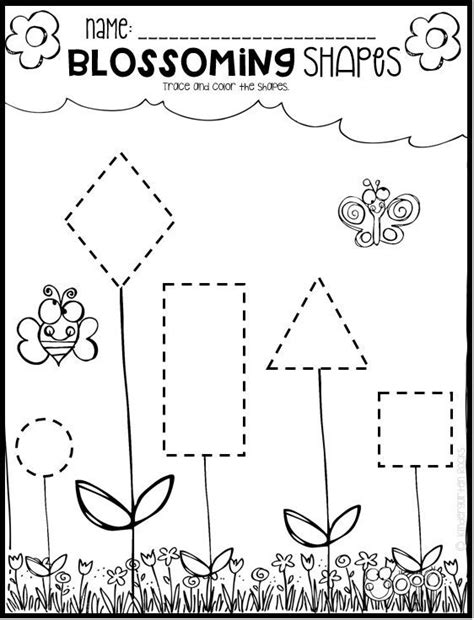 Spring Math And Literacy Worksheets For Preschool Is A No Prep Packet Packed Full Of Worksheets