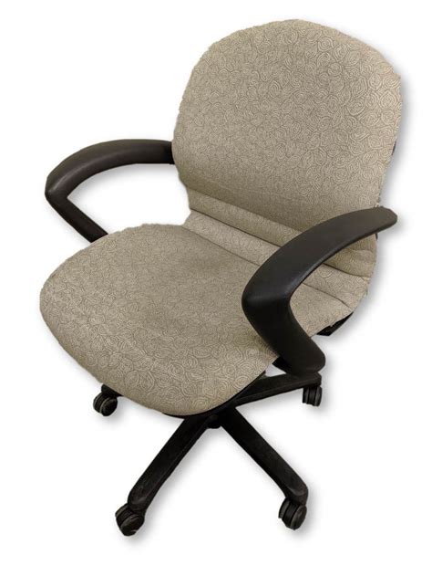 Steelcase Beige Low Back Rolling Office Chair By Steelcase