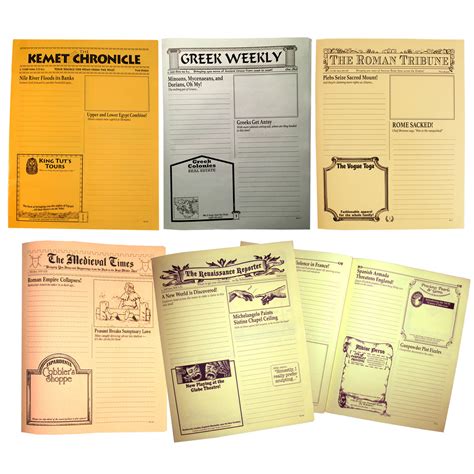 World History Newspaper Collection – Home School in the Woods Publishing