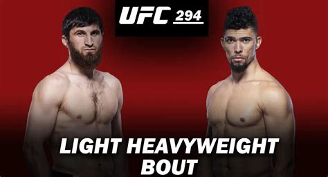 Magomed Ankalaev vs Johnny Walker UFC 294 Live Blog & Updates