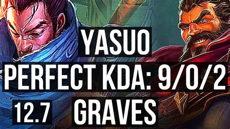 Yasuo Vs Graves Mid M Mastery Games Solo Kills