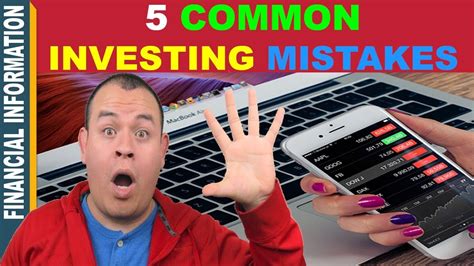 5 Common Investing Mistakes 😱 Top 5 Stock Market Video Youtube