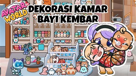 DEKORASI KAMAR UNTUK BAYI KEMBAR DI AVATAR WORLD PAZU YouTube