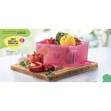 Ready Stock Tupperware Festive Stor N Serve 6 0L 1pc Shopee Malaysia