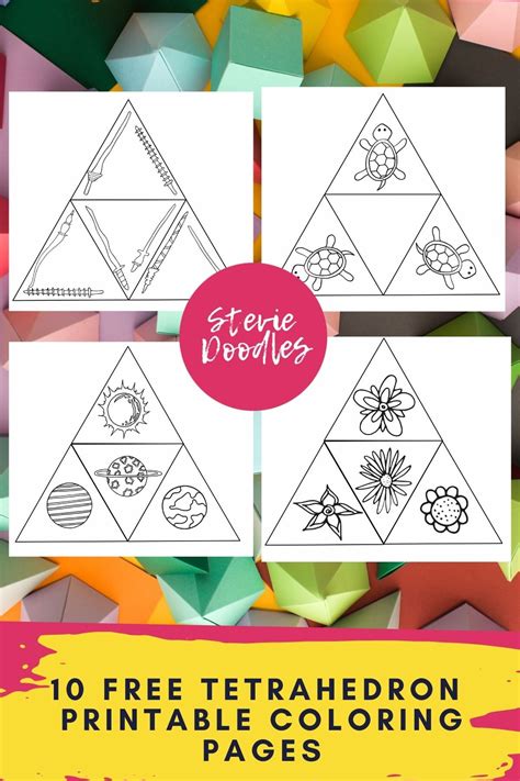 Tetrahedron Template Printable