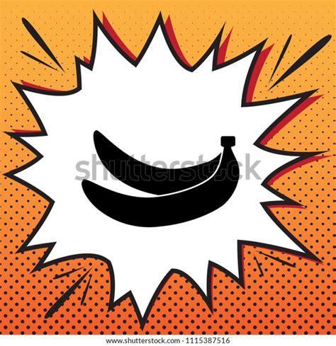 Banana Simple Sign Vector Comics Style Stock Vector Royalty Free