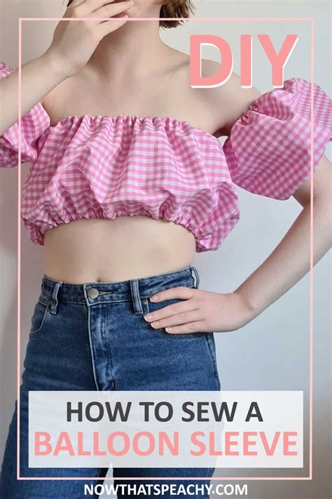 Easy Balloon Puff Sleeve Top Sewing Tutorial Fashion Diy Puff