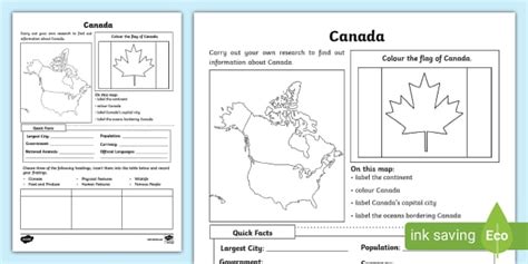 Ks2 Canada Research Activity Teacher Made Twinkl