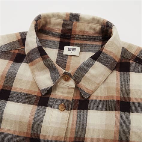 Women Flannel Checked Long Sleeved Shirt