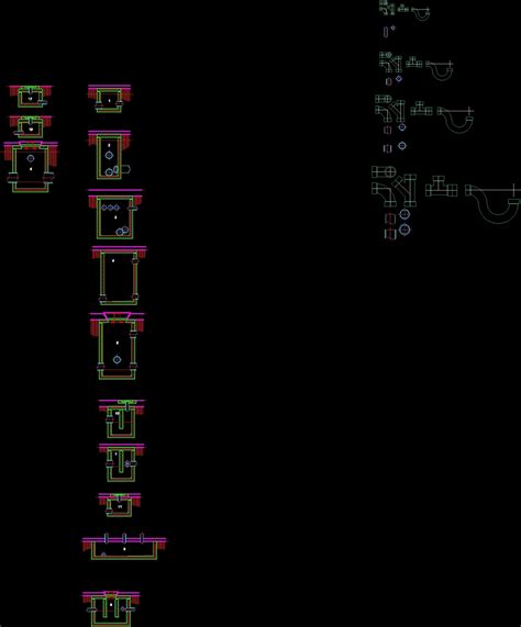 Sanitary Detail Boxes In Situ DWG Section For AutoCAD Designs CAD