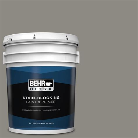 Behr Ultra Gal Bxc Concrete Sidewalk Satin Enamel Exterior Paint