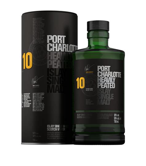 Bruichladdich Port Charlotte Heavily Peated Islay Single Malt Whisky 10