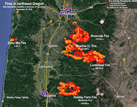 Wildfires Have Burned Over 800 Square Miles In Oregon Wildfire Today