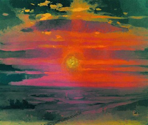 Sunset In The Winter By Arkhip Kuindzhi Daily Dose Of Art