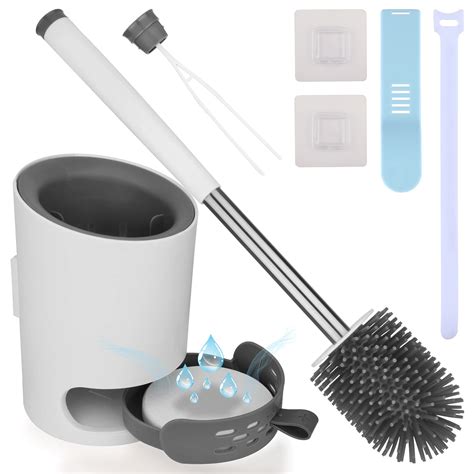 Buy Vzcd Toilet Brush And Holder Set Silicone Eco Toilet Scrubber