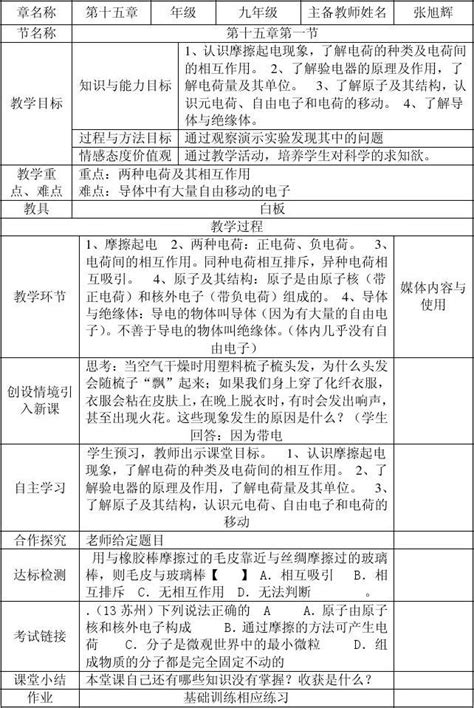 第十五章第一节电子教案word文档在线阅读与下载无忧文档